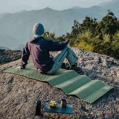 Aluminum Foil Camping Sleeping Pad - Thick Insulated Foldable Mat for Hiking & Backpacking