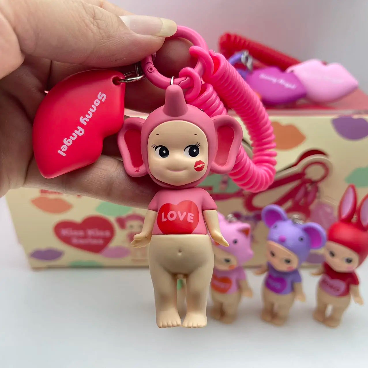 2025 Sonny Angel Kiss Kiss Series Blind Box – Cute Kawaii Mini Doll Figure Decoration High-Quality Replica Birthday Gift