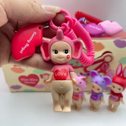 2025 Sonny Angel Kiss Kiss Series Blind Box – Cute Kawaii Mini Doll Figure Decoration High-Quality Replica Birthday Gift