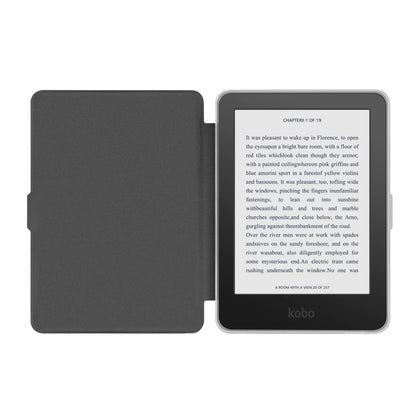 Kobo Clara 2E Case with Screen Protector — 6" Auto Sleep Leather Magnetic Cover & Transparent Acrylic Funda