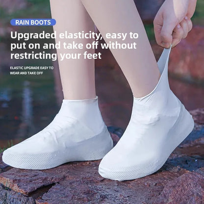Reusable Non-Slip Rain Boot Covers – Waterproof Rubber Shoe Protectors for Outdoor & Home Use