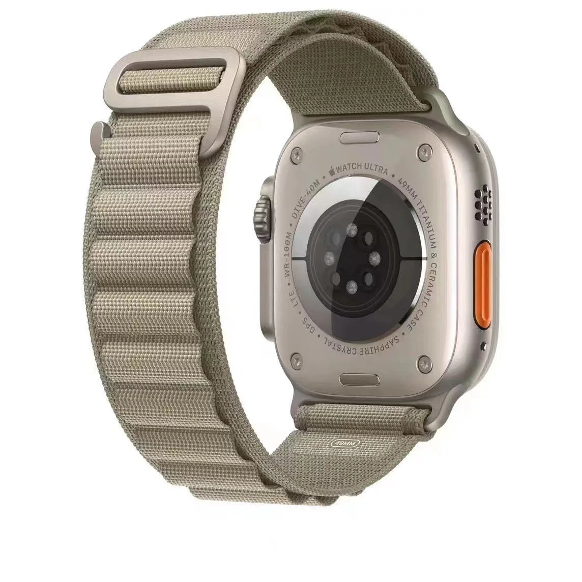 Alpine Loop Nylon Sport Strap for iWatch — Compatible with Series 4–10, 42/46/49mm Bands