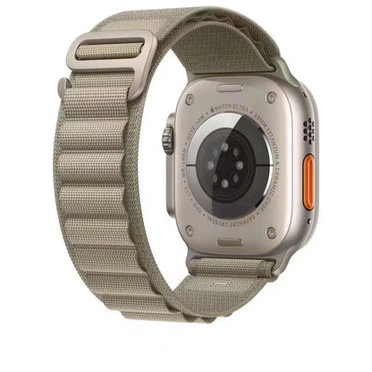 Alpine Loop Nylon Sport Strap for iWatch — Compatible with Series 4–10, 42/46/49mm Bands
