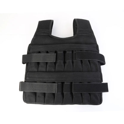 Adjustable Weight Training Vest — 3/15/35kg Fitness Running Jacket for Workout & Jogging