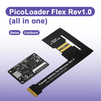 RetroScaler PicoLoader Flex Cable - No-Solder SD2SP2 SDGecko Adapter for GameCube Console