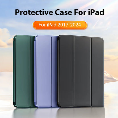 Case for iPad Pro 11/12.9/13 (M2/M4), Air 6/5/4, 10th/9th Gen, Mini 6 – Protective Cover for 10.2" to 13" iPads (2024)