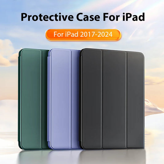 Case for iPad Pro 11/12.9/13 (M2/M4), Air 6/5/4, 10th/9th Gen, Mini 6 – Protective Cover for 10.2" to 13" iPads (2024)