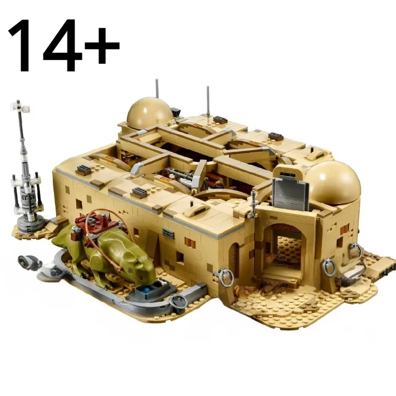 3187PCS Galaxy MOC 75290 Mos Eisley Cantina Building Blocks – Model Bricks Toy Set for Kids & Adults, Birthday & Christmas Gift
