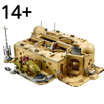 3187PCS Galaxy MOC 75290 Mos Eisley Cantina Building Blocks – Model Bricks Toy Set for Kids & Adults, Birthday & Christmas Gift