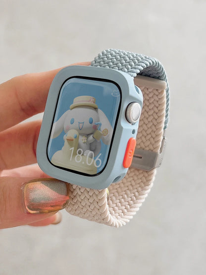 Candy Silicone Apple Watch Case & Strap - Protective Band Cover for Series 11 10 9 8 7 SE 6 5 4 Ultra 49mm 45mm 41mm 44mm 40mm