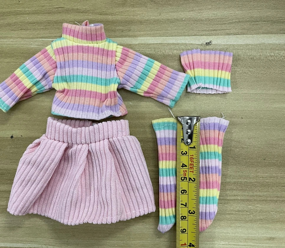 Clothes for 30cm 1/6 BJD Dolls – DIY Dress-Up Suit & Accessories for Girls’ Dolls (Check Size Chart)