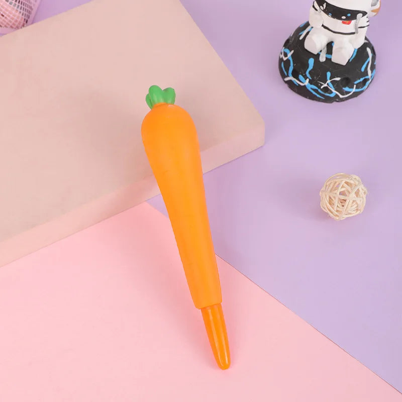 Kawaii Squishy Gel Pens – Cute Animal and Fruit-Shaped Stress Relief Pens for School and Office Supplies