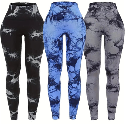 Women’s High-Waist Yoga Pants — Seamless Push-Up Sport Leggings for Fitness, Workout & Gym Wear