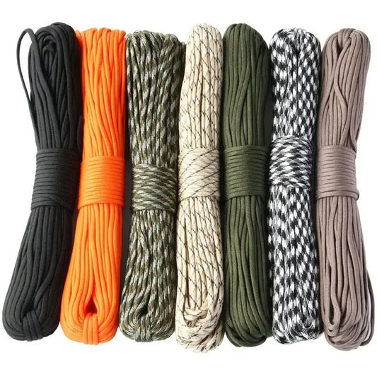7 Core 550 Paracord Rope - 4mm Survival Cord for Camping Hiking Lanyard Tent and Outdoor Gear