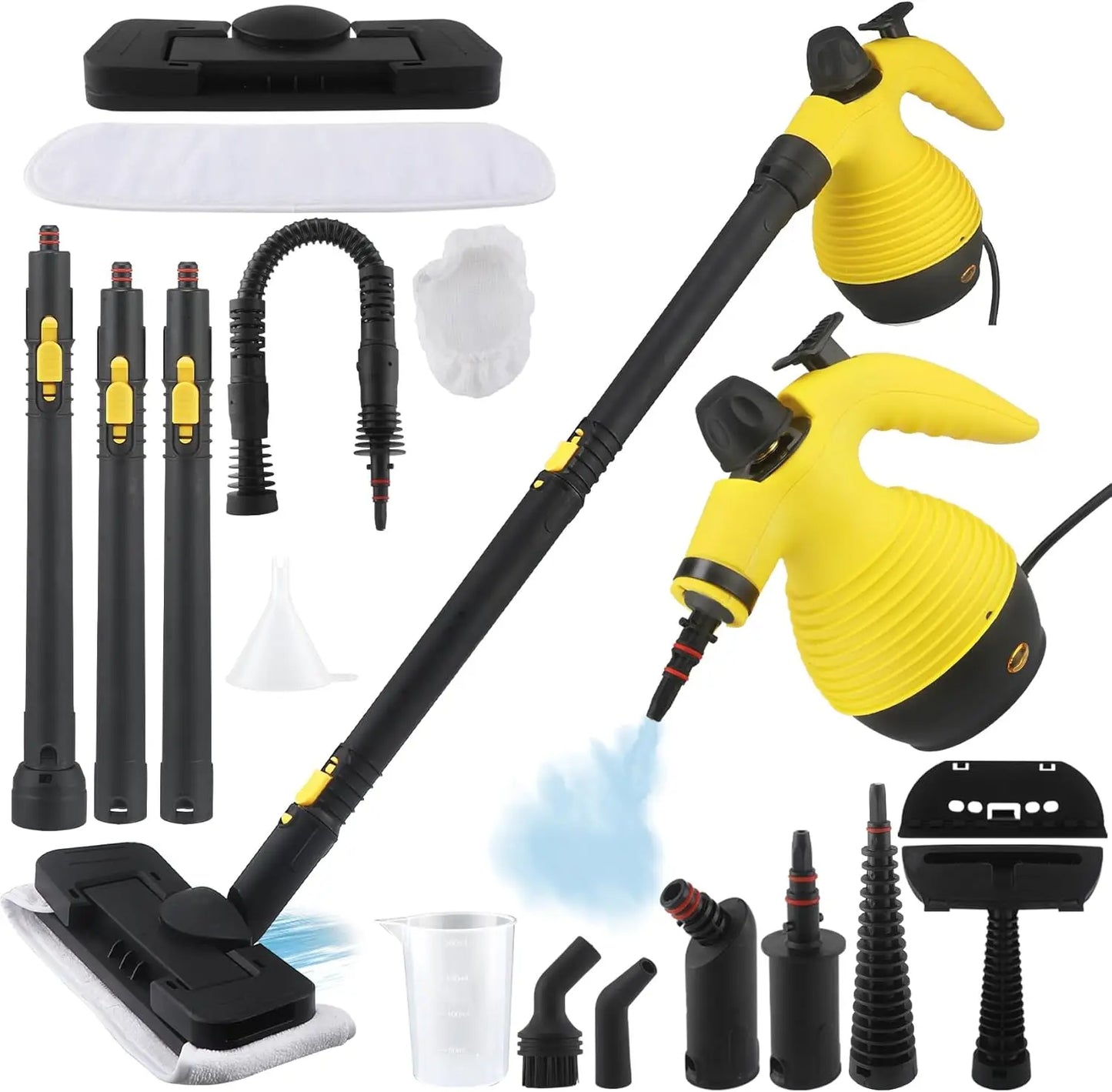 Steam Mop with Detachable Handheld Cleaner — 350ML 1050W Floor Steamer for Floors, Tiles, Windows & Couch