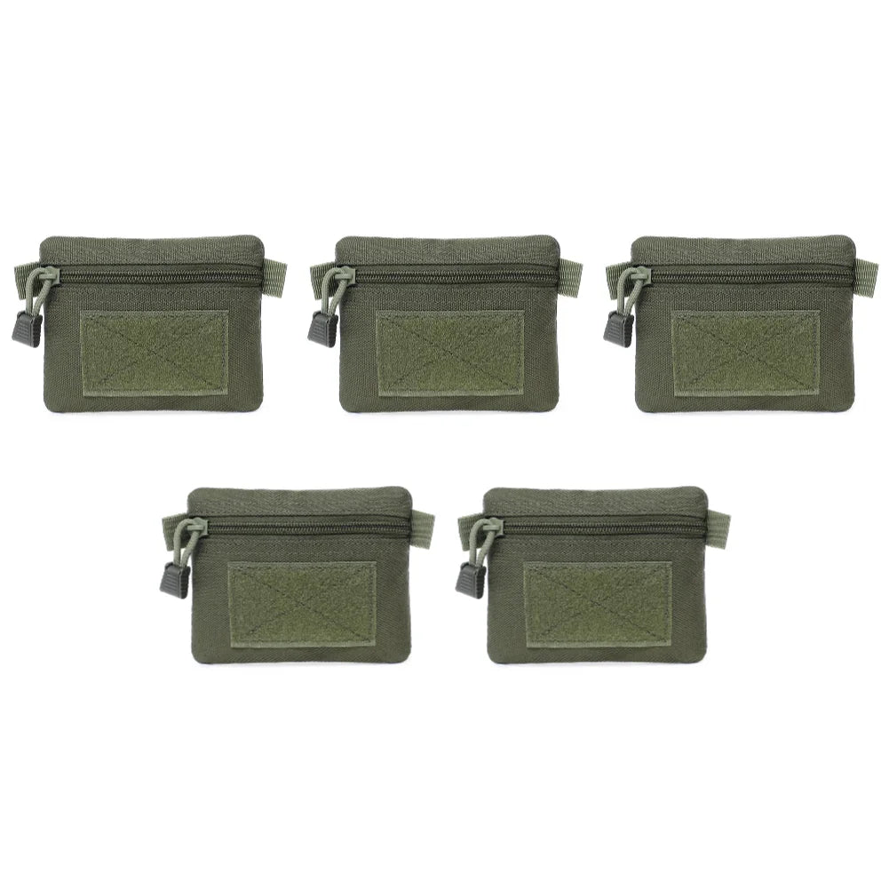 Outdoor Waterproof EDC Molle Wallet — Portable Travel Zipper Waist Pouch for Camping, Hiking & Hunting