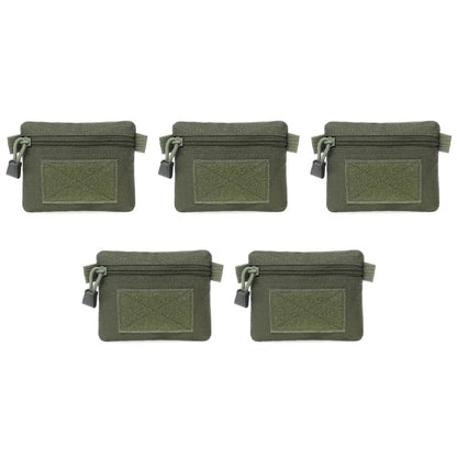 Outdoor Waterproof EDC Molle Wallet — Portable Travel Zipper Waist Pouch for Camping, Hiking & Hunting