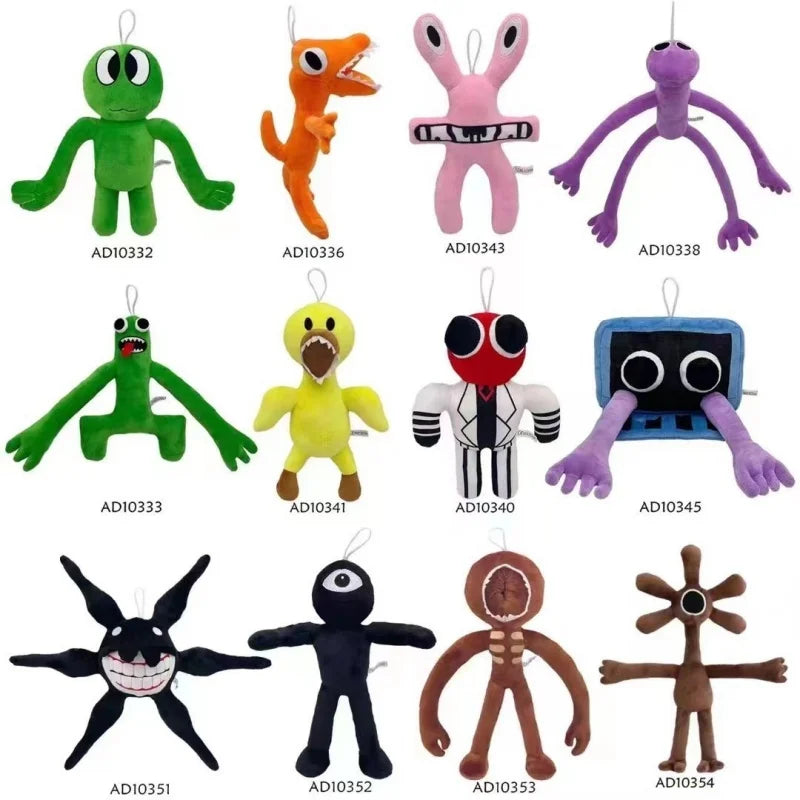 Rainbow Friends Plush Toy - Cartoon Monster Stuffed Doll Characters for Kids & Christmas Gifts