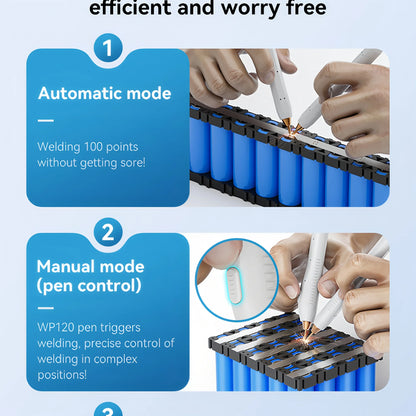 Awithz UK3 Portable Battery Spot Welder – DIY Mini 18650 Welding Machine, 10,000mAh, Welds Up to 0.4mm