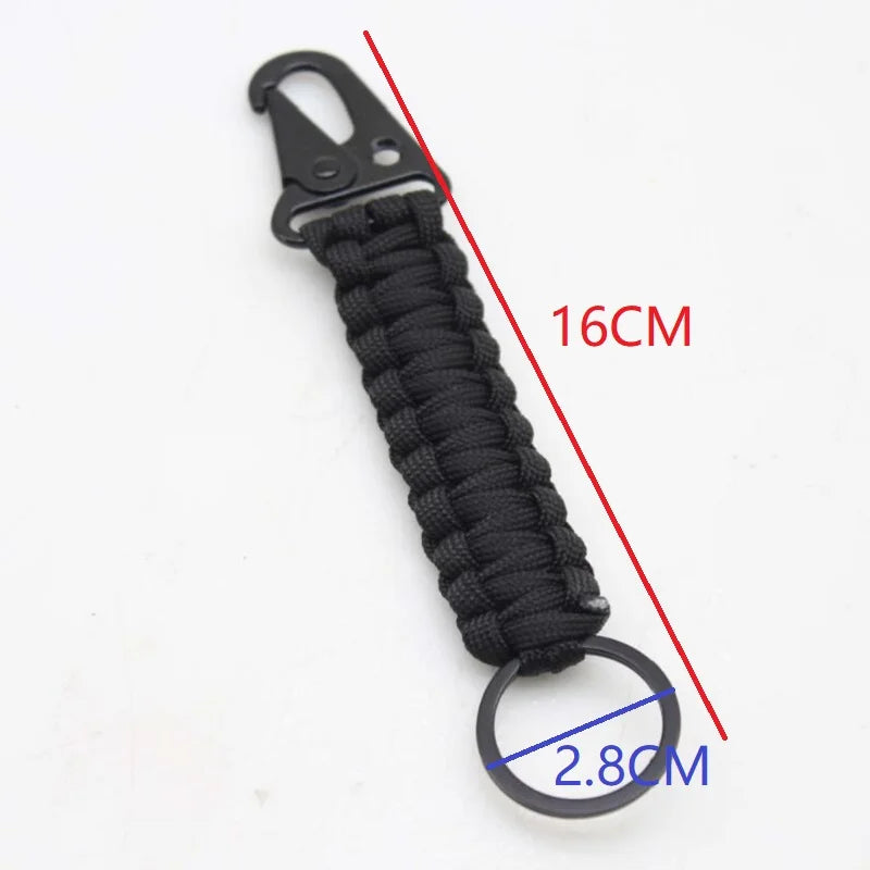 Motor Racing Webbing Wrist Lanyard Keychain – Paracord Rope Hand Strap for Motorcycle, Car Keys, Camping & Outdoor Use