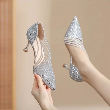Women’s Velvet Leather Sandals - Comfortable Low-Heel Suede Casual Shoes