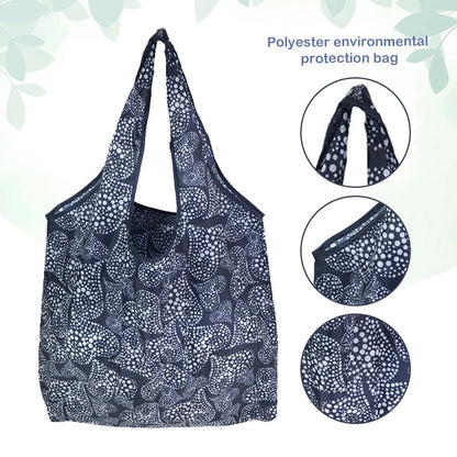 Eco-Friendly Foldable Reusable Shopping Bag – Portable Heavy-Duty Tote Shoulder Bag for Grocery, Travel & Daily Storage Fashion Handbag