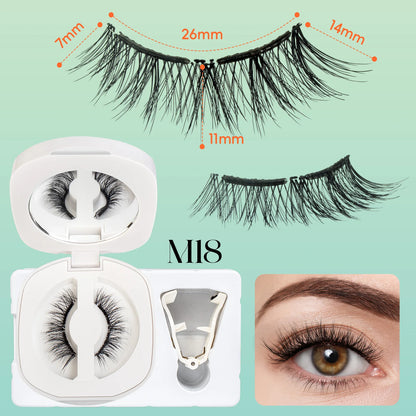 VYRILA Soft Magnetic Eyelashes – No Glue 3D Reusable Lashes for Natural Look & Easy Eye Makeup Application