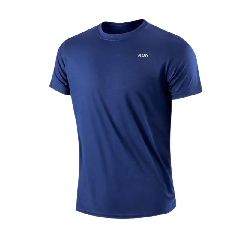 Men's Quick-Dry Sports T-Shirt - Lightweight Moisture-Wicking Short Sleeve Running & Gym Top