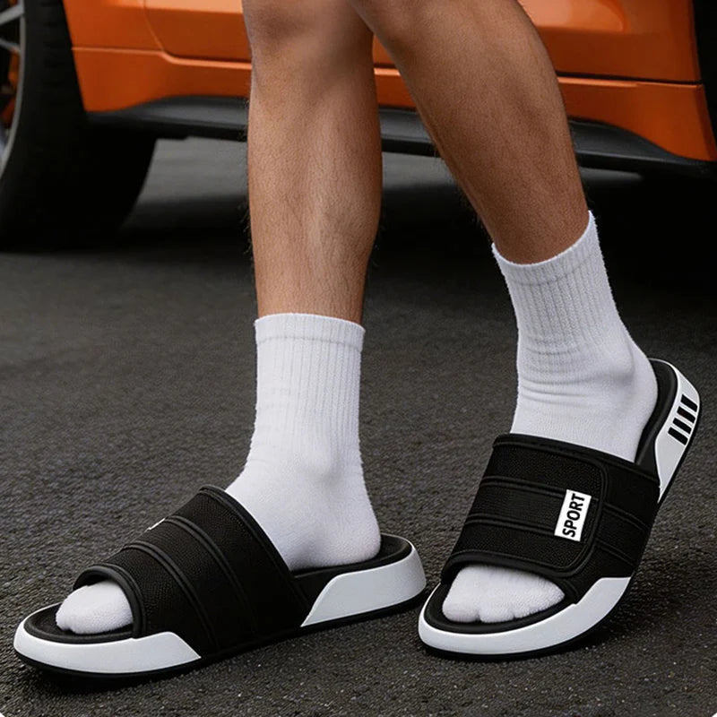 Men’s EVA Sports Slippers - Soft Bottom Summer Indoor Outdoor Casual Sandals Size 40-47