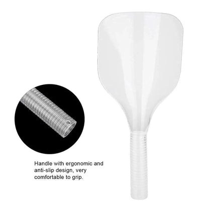 Barber Clear Plastic Hairspray Face Shield – Waterproof Haircut Pad for Salon Hairdressing & Face/Eye Protection