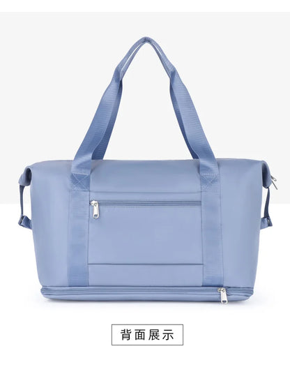 Large Capacity Travel Bag — Expandable, Waterproof, Foldable Luggage Organizer