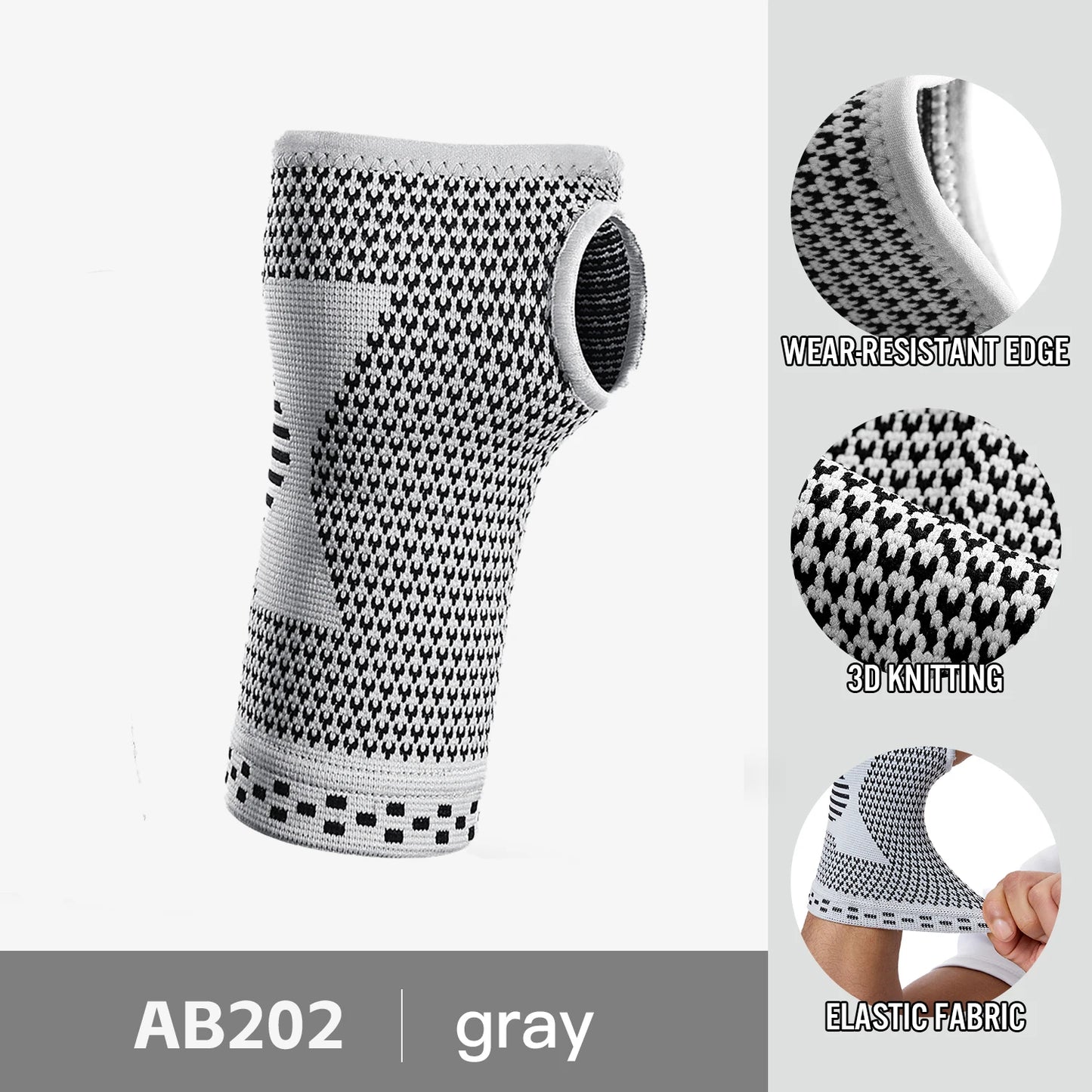 Adjustable Gym Wristband & Palm Guard — Sports Wrist Support Brace with Compression Gloves for Carpal Tunnel