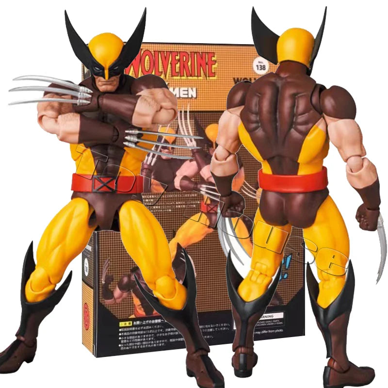 Ct Toys Wolverine Deadpool Mafex 138 Action Figure - Deadpool 3 Movie Model Statue for Collection & Gifts