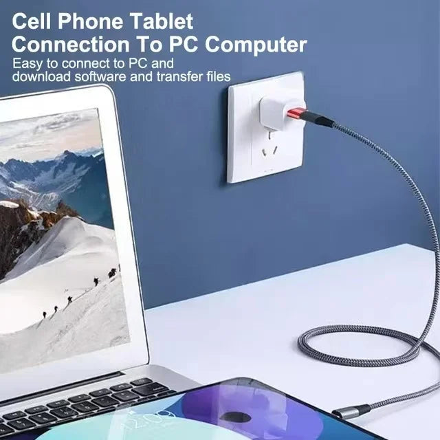USB to Type-C Adapter — 10A OTG USB 3.0 Male to Female Converter for Fast Charging & Data Transfer, Compatible with MacBook, iPhone, Samsung