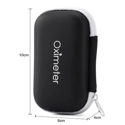 JUSTLANG Oximeter Storage Box – Tool Bag Pouch for Travel Essentials, Protective Kit with Organized Layout