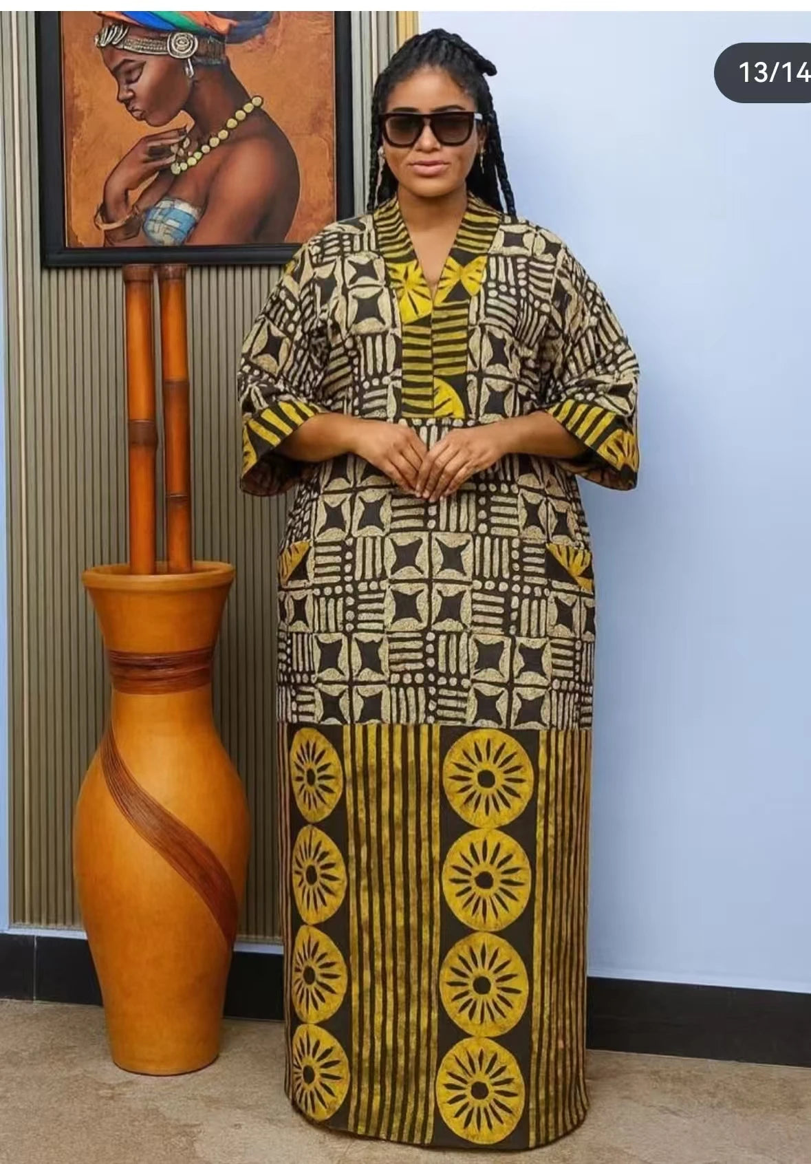 2026 Plus Size African Maxi Dress - Traditional Dashiki Ankara Gown, Abaya, Kaftan & Robe for Women