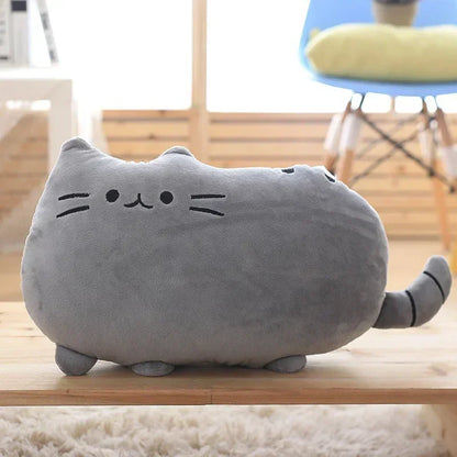 Pusheen Kawaii Cat Plush Toy - Cute Donut, Unicorn, Ice Cream, Pizza, and Cake Stuffed Animal for Gifts and Room Decor