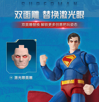 Blokees 2025 David Superman Action Figure – Classic Assemble Toy Model for Kids’ Collection & Gift