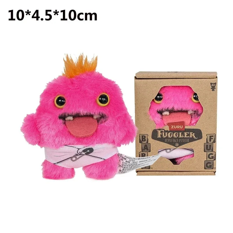 Fuggler Plush Baby Series Mr. Needles – Funny Ugly Monster Stuffed Doll, Munch Rabid Rabbit Wide-Eyed Weirdo Soft Toy 9cm