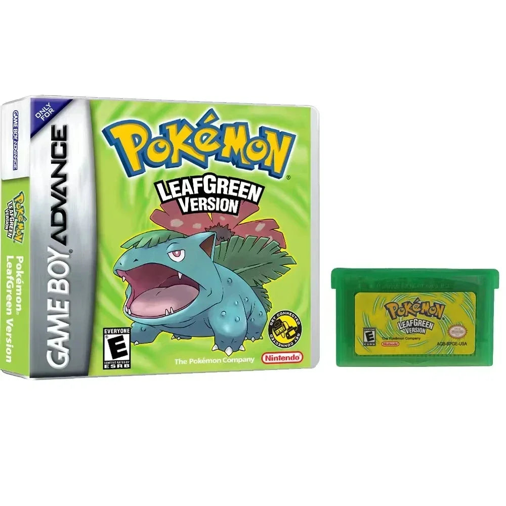 2024 Pokémon GBA Game Cartridge Set – Emerald, FireRed, LeafGreen, Ruby & Sapphire (Boxed, No Manual)