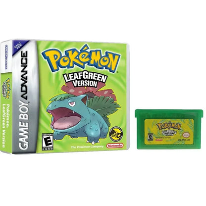 2024 Pokémon GBA Game Cartridge Set – Emerald, FireRed, LeafGreen, Ruby & Sapphire (Boxed, No Manual)