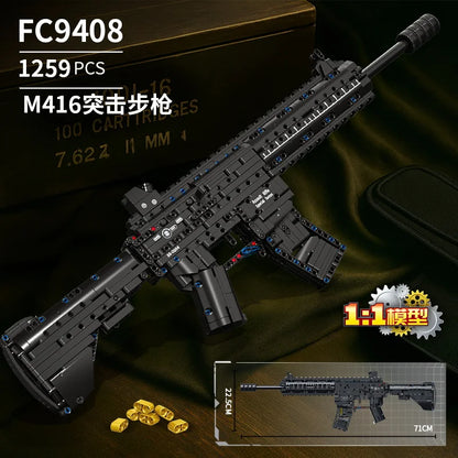 AWM, LR4, M416 & 95 Sniper Rifle Building Block Toy – Realistic Gun Model for Kids, Educational & Holiday Gift