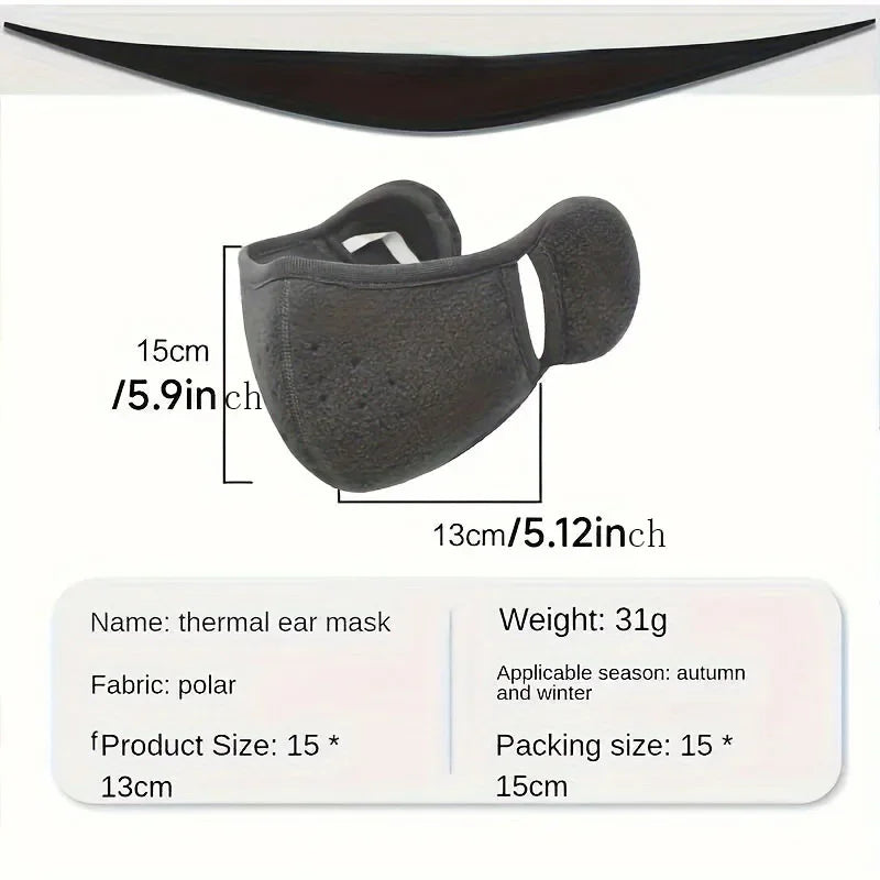 Winter Full Cover Face Mask - Warm, Windproof, Breathable, Dustproof & Reusable Outdoor Mask