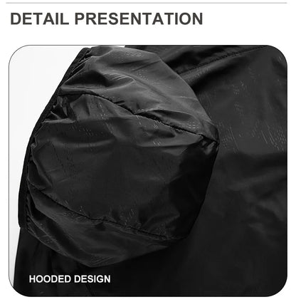 LNGXO Waterproof Hiking Jackets – Sun Protection, Windbreaker, Camping & Climbing Rain Coat, Unisex Portable Outdoor Wear