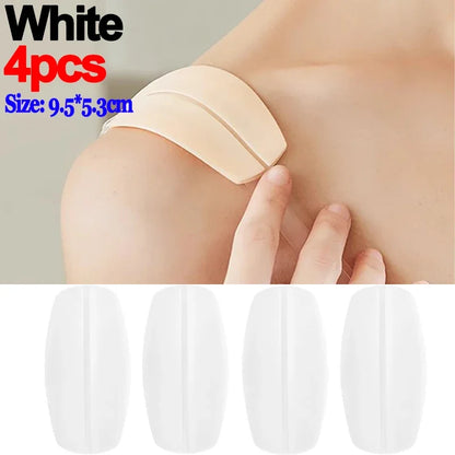 2/6PCS Silicone Anti-Slip Bra Strap Pads – Soft Shoulder Cushions for Women Pain Relief