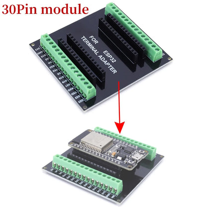 ESP32 32D Development Board - 30-Pin Dual-Core WiFi Bluetooth Wireless Module for Smart Home Projects