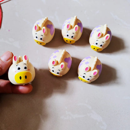 6pcs Cartoon Pet Pull-Back Car Toys – Kids Sports Toy Set, Birthday Party Favors & Pinata Gifts