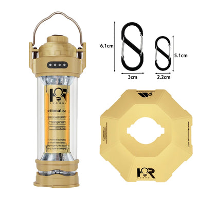 DOTWISE 3000mAh Retro Camping Lantern - Portable Waterproof Outdoor Tent Light & Decorative Atmosphere Lamp