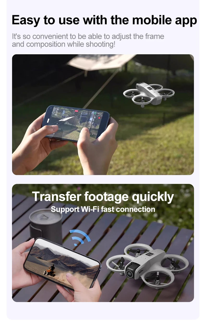 GT3 8K GPS Drone – Professional Foldable Quadcopter with 180° Dual HD Cameras, 5G WiFi, Obstacle Avoidance & Brushless Motors