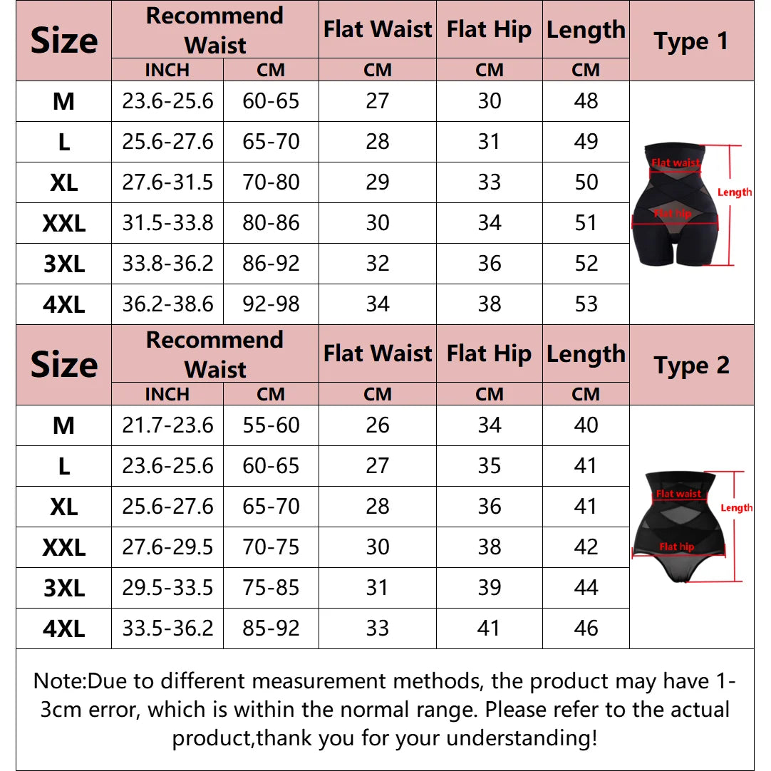 Women’s High Waist Body Shaper Panties – Tummy Control Slimming Girdle Shapewear, Belly Compression Underwear for Smooth Silhouette